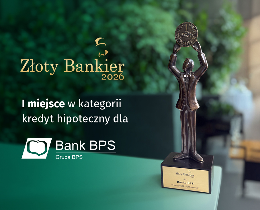 Zloty Bankier dla Banku BPS
