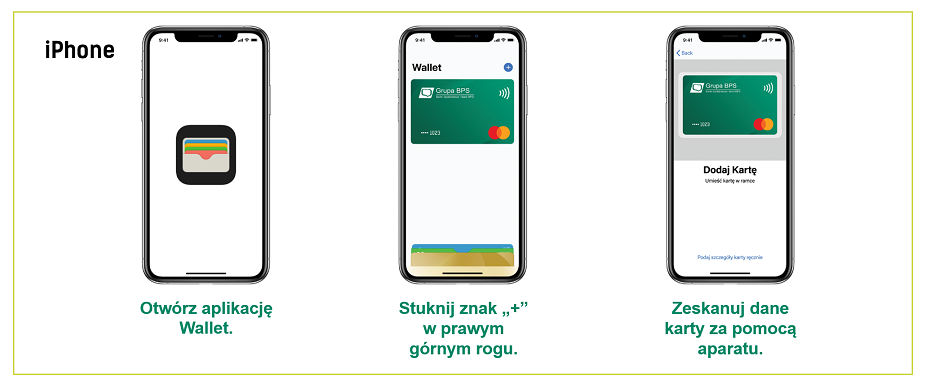 Jak doda kart do Apple Pay